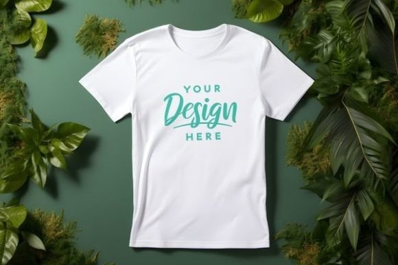 Download Free White T Shirt Mockup Template 09 - Premium Resources